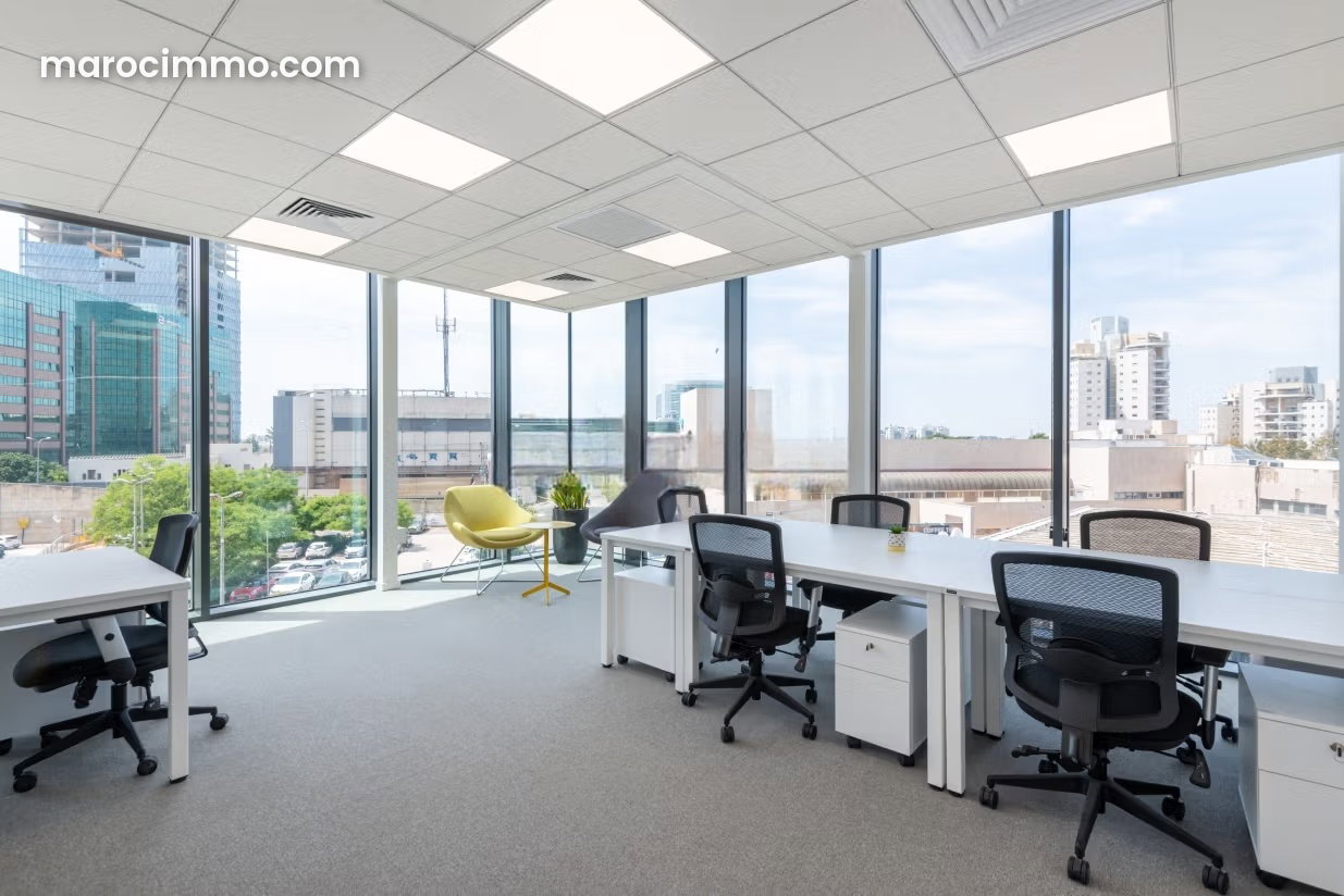 Bureau 100 m² à louer à Bouskoura centre, Casablanca — Bouskoura