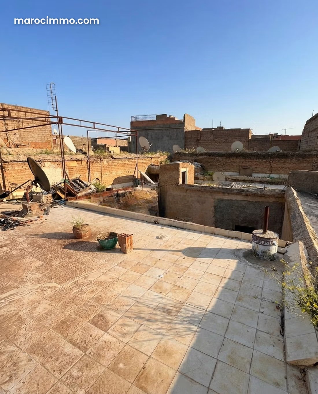 Renovation Project in Jnan Ben Chagra, Marrakech, with Mountain Views — Marrakesh