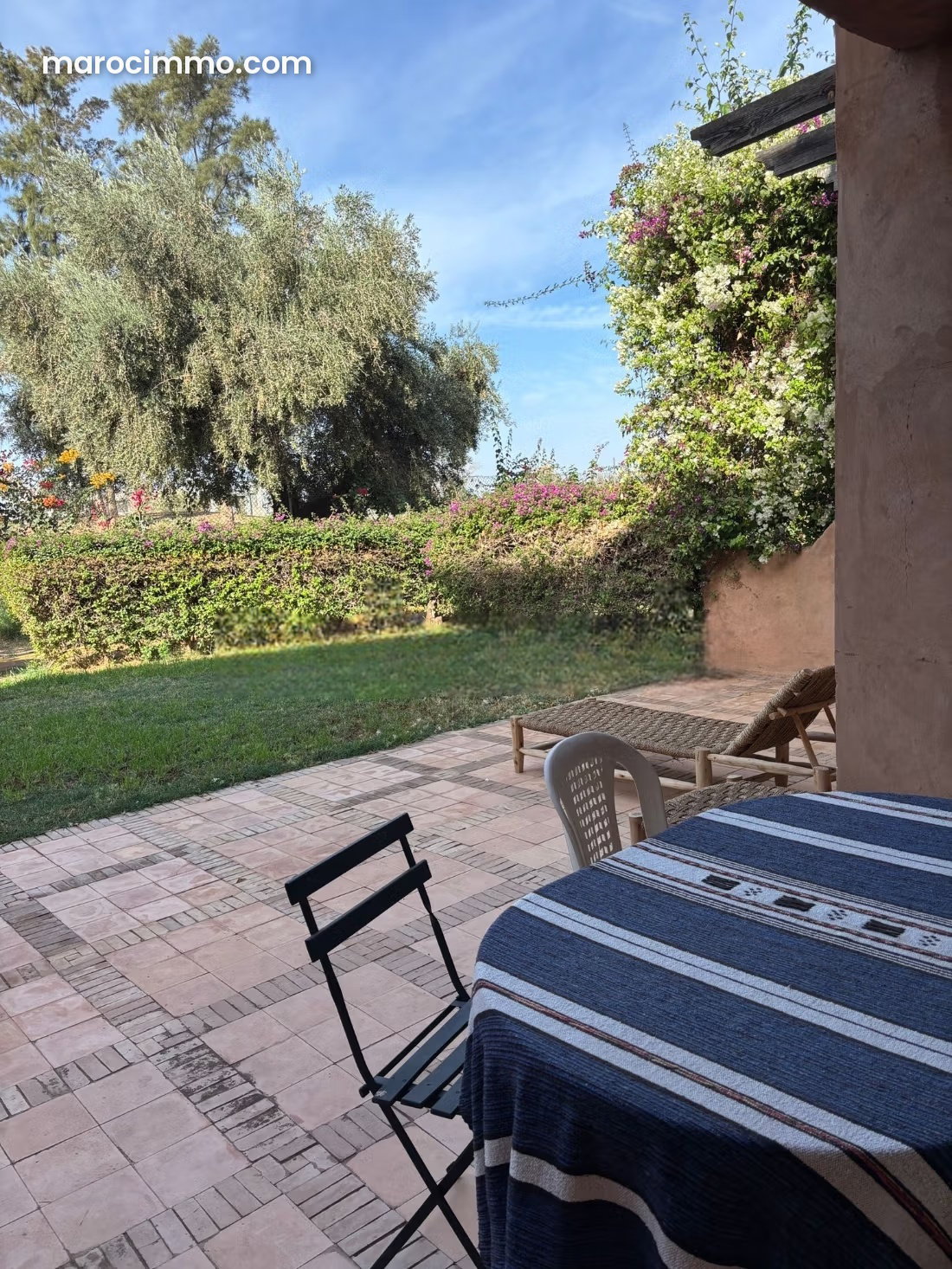 Apartment with Garden and Mountain Views in Amelkis, Marrakech — Marrakesh
