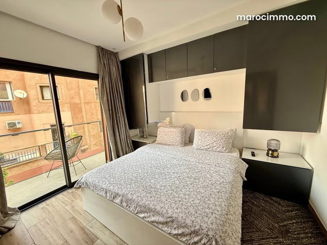 Appartement à l'achat à Guéliz. 2 belles chambres. Bien meublé — 4