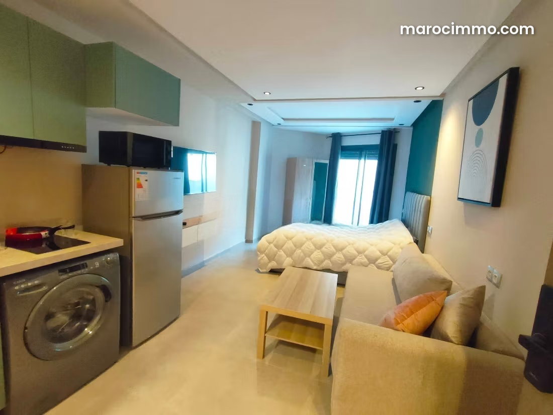 Furnished studio with terrace, Casablanca City Centre — Casablanca