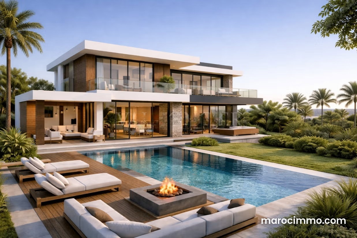 Terrain 1000 m² Aïn Diab, Casablanca, vue mer proche — Casablanca