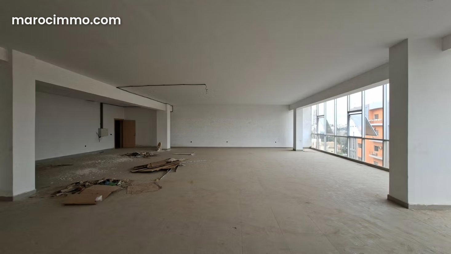 Bureau 500 m² à louer, Sidi Maarouf, Casablanca, immeuble récent — Casablanca