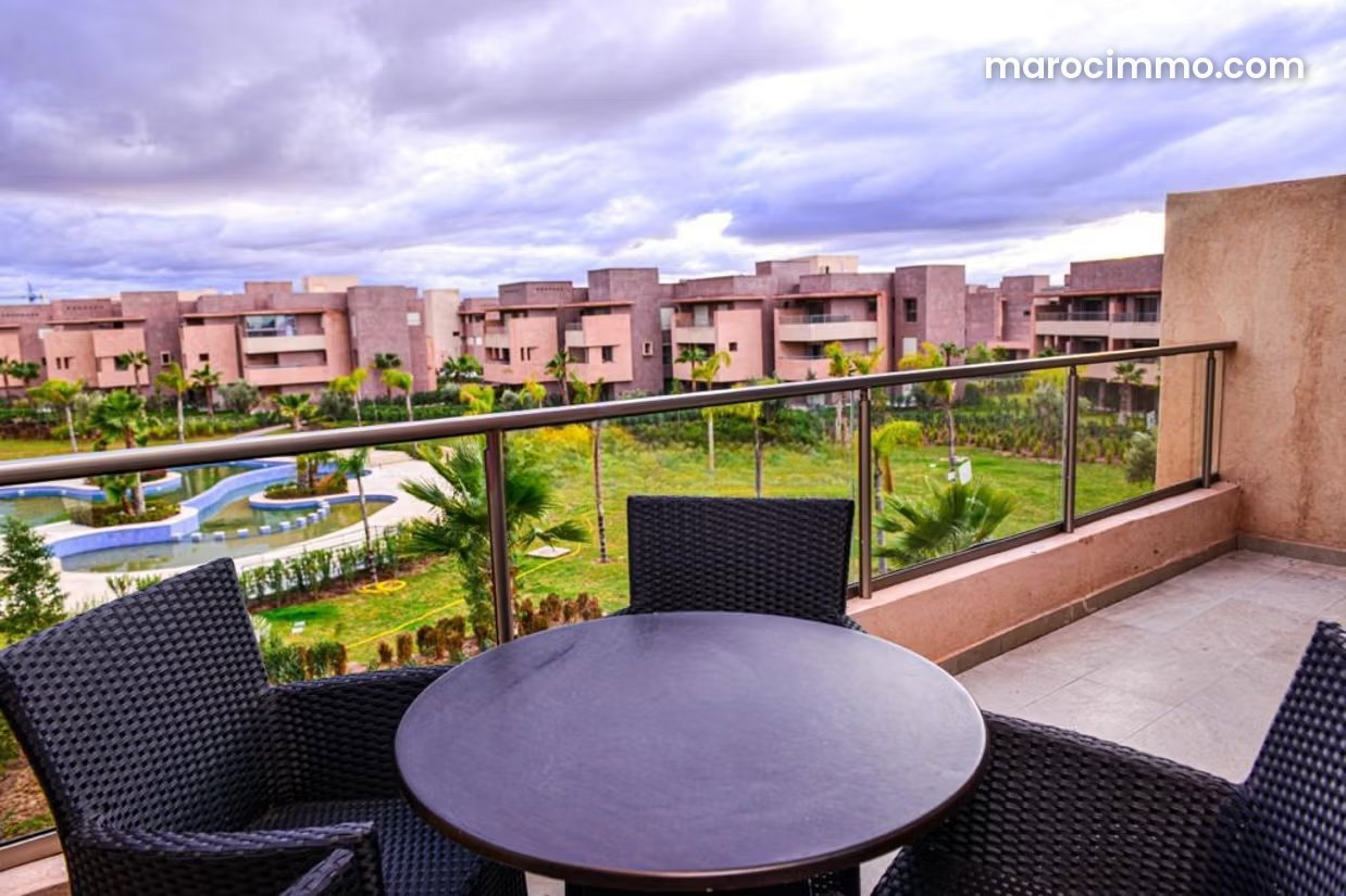 Furnished apartment with swimming pool in Marrakech City Centre — Marrakesh