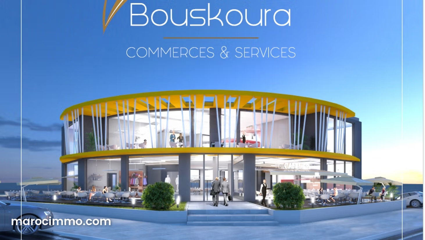 1,350 sqm commercial premises for lease, Bouskoura Ville Verte — Bouskoura