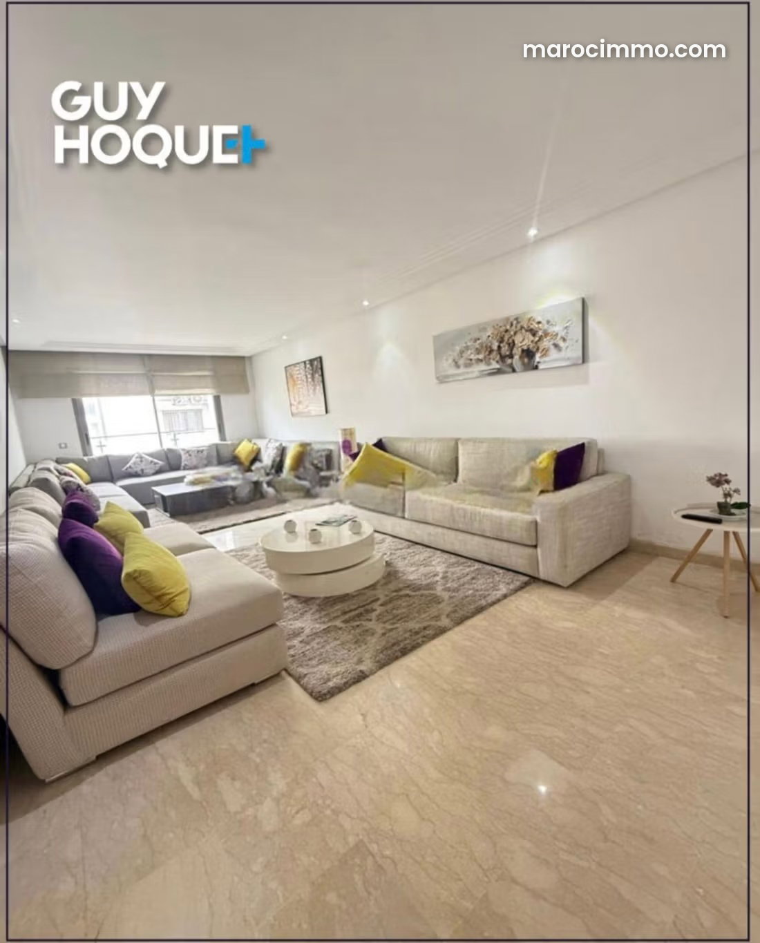 Brand-new 2-bedroom apartment with terrace in Ferme Bretone, Casablanca — Casablanca