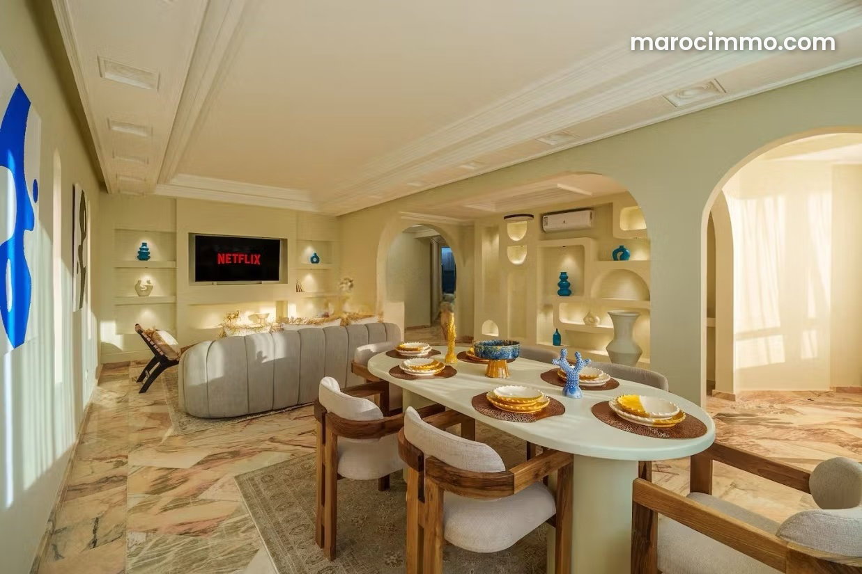 145 sqm Apartment, 3 Bedrooms, Gueliz, Marrakech — Marrakesh
