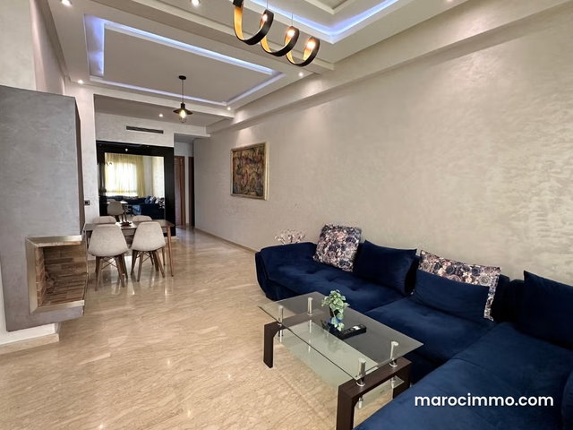 Rent this apartment in Ain Diab. 2 comfortable bedrooms. — 3