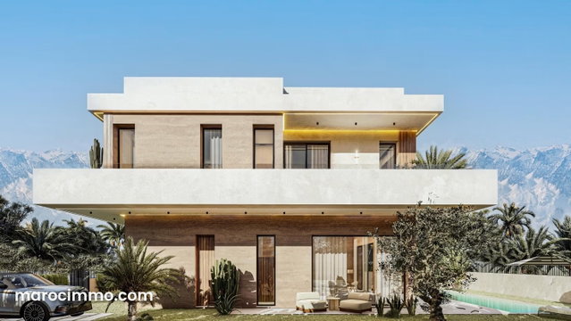 Villa contemporaine et sérénité absolue, Marrakech — 2