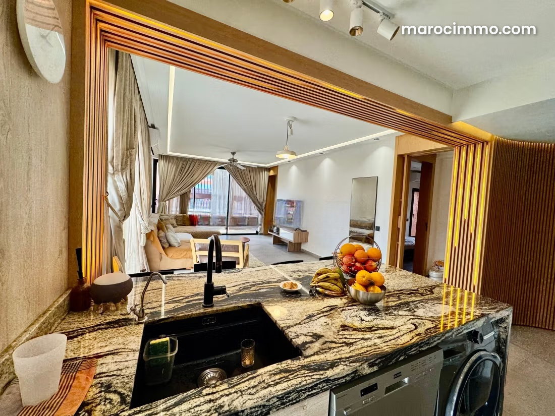 Appartement 118 m² avec terrasse, Guéliz, Marrakech — Marrakech