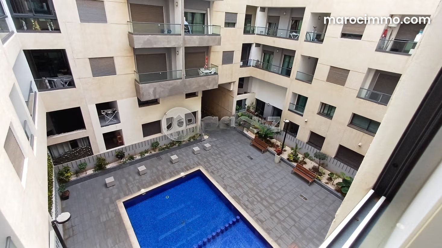 117 sqm Apartment with Sea-View Terrace in the Parc District, Mohammedia — Mohammedia