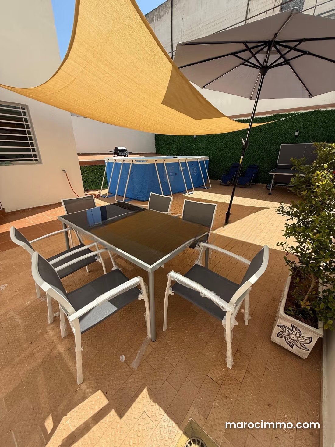 Appartement meublé avec terrasse et piscine à Agdal Rabat — Rabat