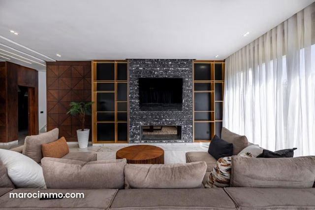 VILLA EL MENZEH 890 mètre carré indigo — El Menzeh