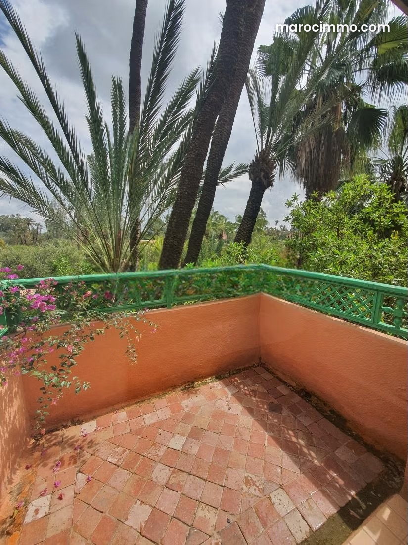 Appartement meublé 125 m², terrasse et piscine, Palmeraie Marrakech — Marrakech