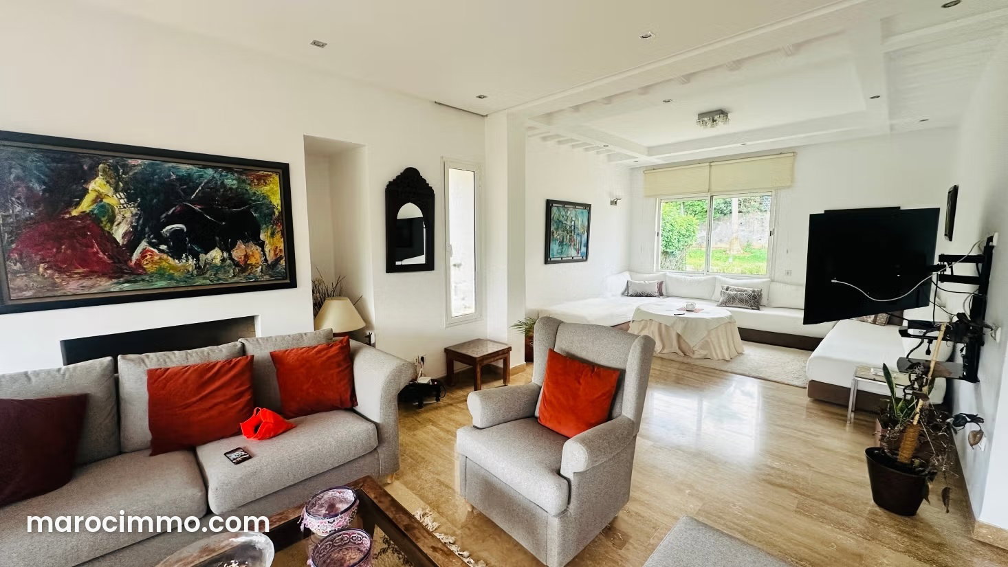 Villa 550 m² avec piscine et jardin, Souissi, Rabat — Rabat