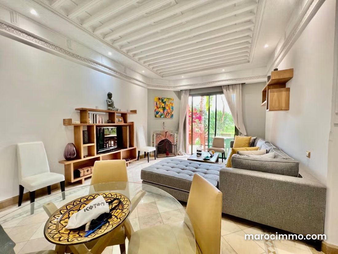 Appartement 2 chambres avec jardin privatif, Palmeraie, Marrakech — Marrakech