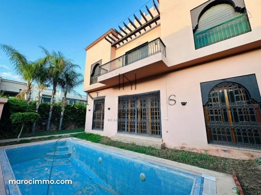 400 sqm villa with pool and garden in Hay Targa, Marrakech — Marrakesh