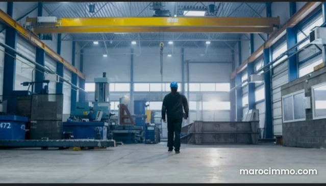 Usine équipée 3000m2 poste 680kva — Had Soualem