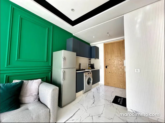 Appartement de vacances à louer à Derb Ghalef. 1 chambre. Porte blindée et parabole — 3