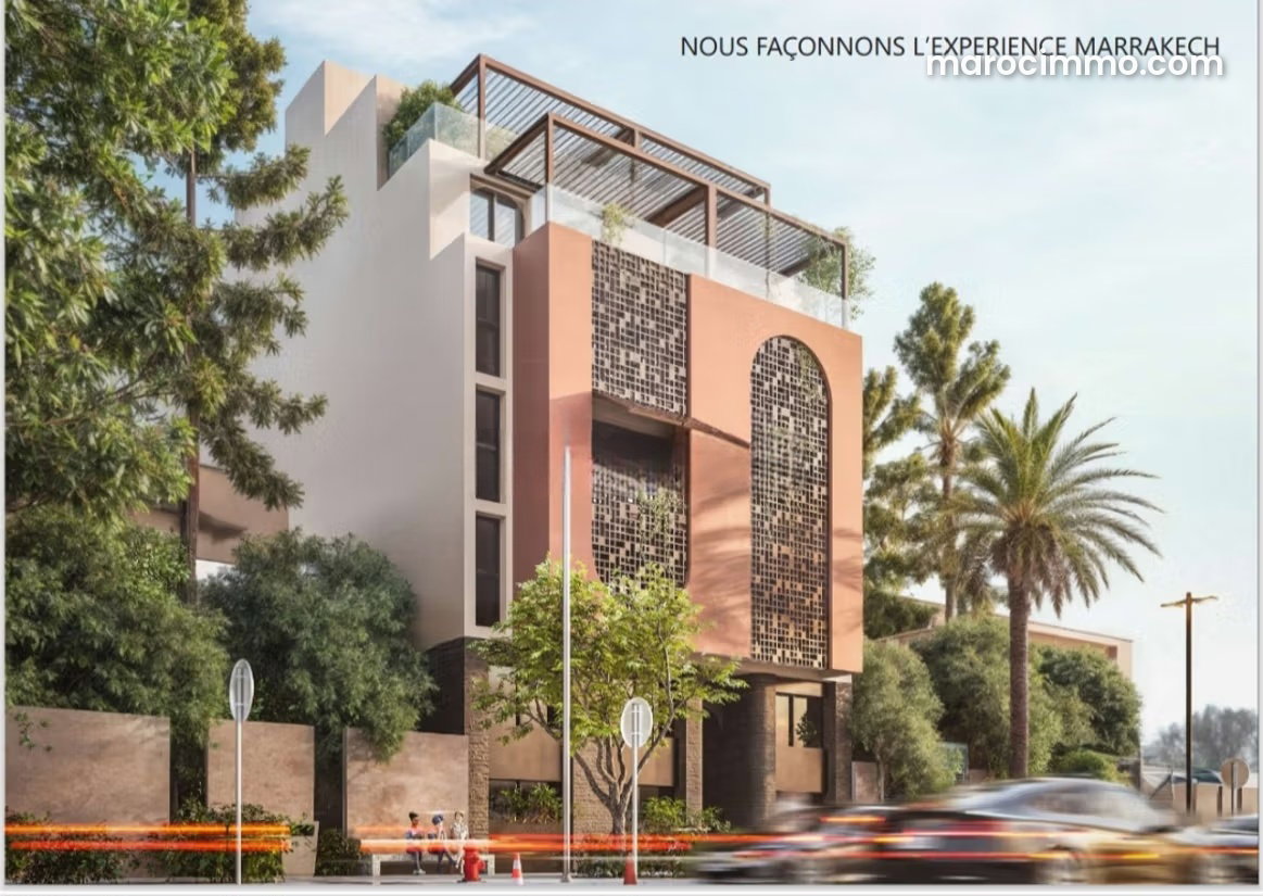 One-bedroom apartment on the 5th floor with swimming pool, Gueliz, Marrakech — Marrakesh