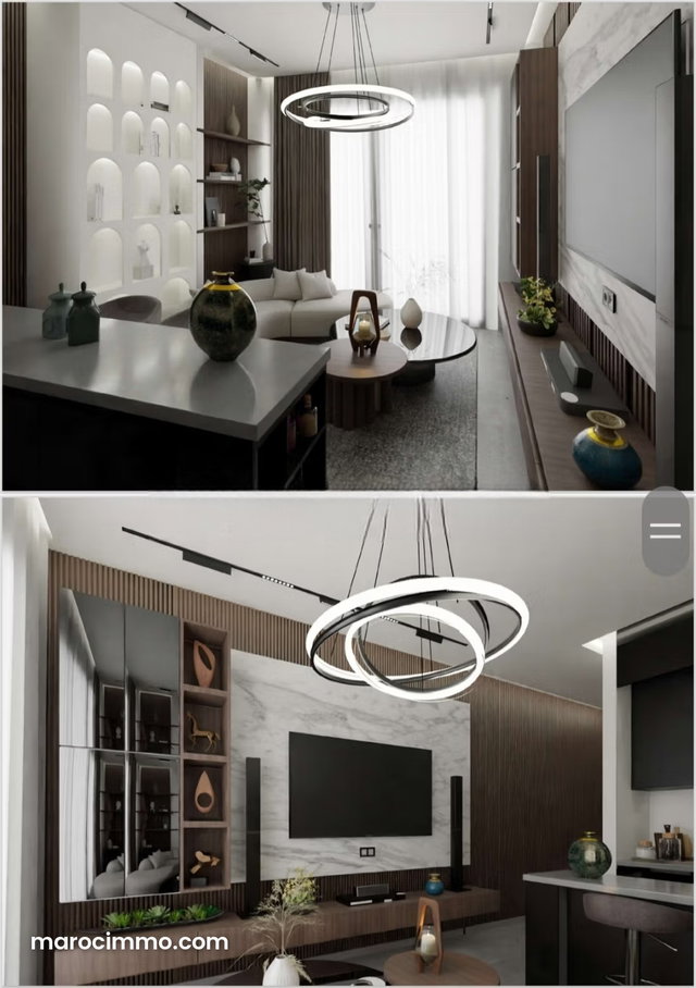 Beautiful apartment for sale in Guéliz. 1 beautiful bedroom. Double glazing windows — 3