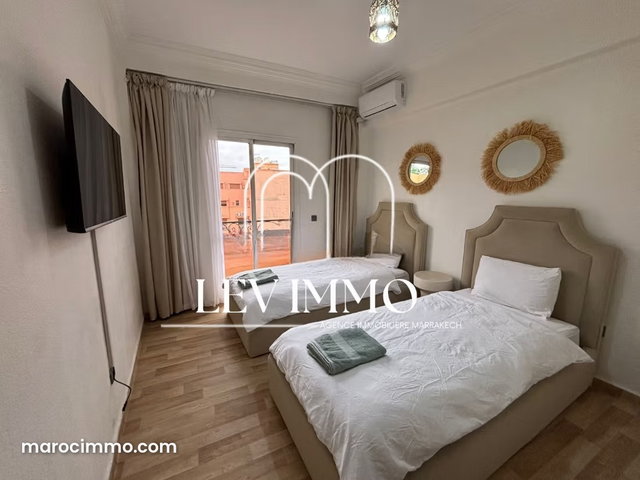 GUELIZ Eden Square Beautiful Rented T3 with Parking — 4