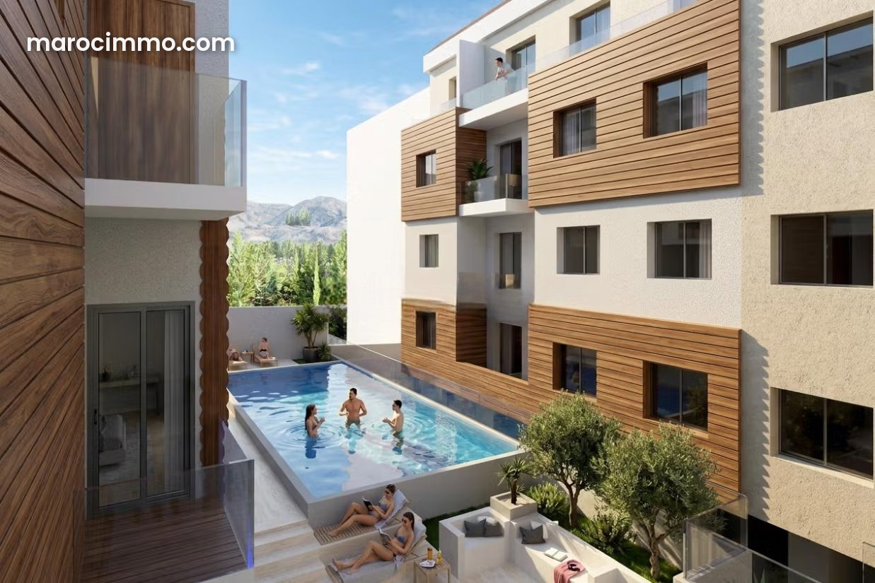 Appartement neuf avec piscine à vendre à Asilah — Asilah