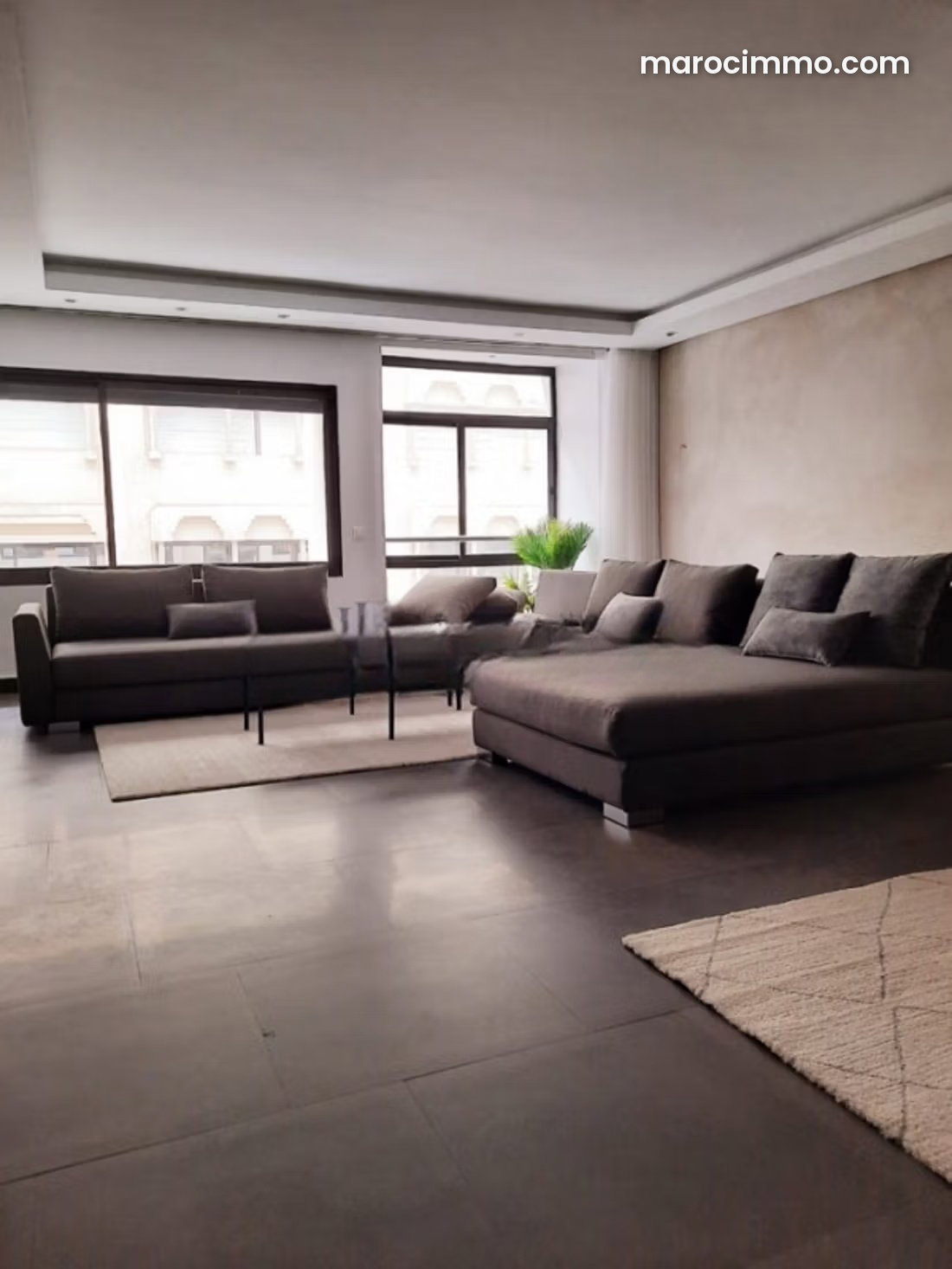 Appartement meublé 155 m², Racine, Casablanca | 2 chambres — Casablanca