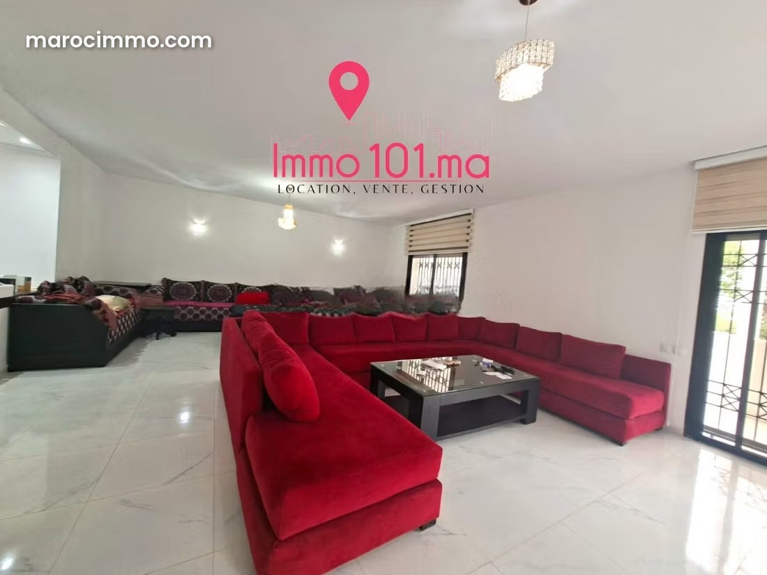 Duplex Apartment with Garden and Terrace in Riyad, Rabat — Rabat