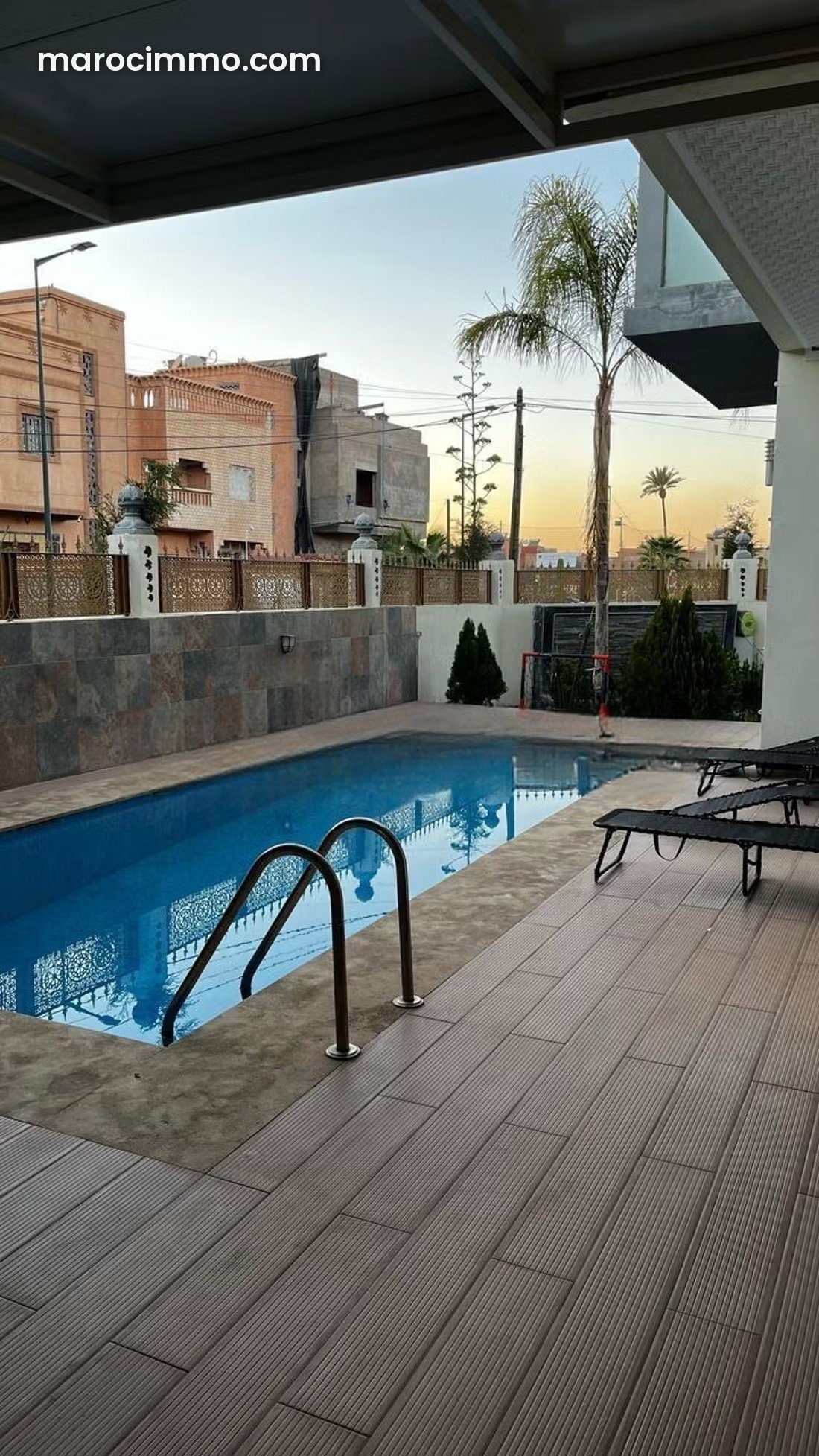 Furnished villa with swimming pool for rent, Hay Targa, Marrakech — Marrakesh