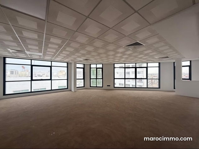 Plateau de bureau neuf 80m bd yaacoub mansour — 2