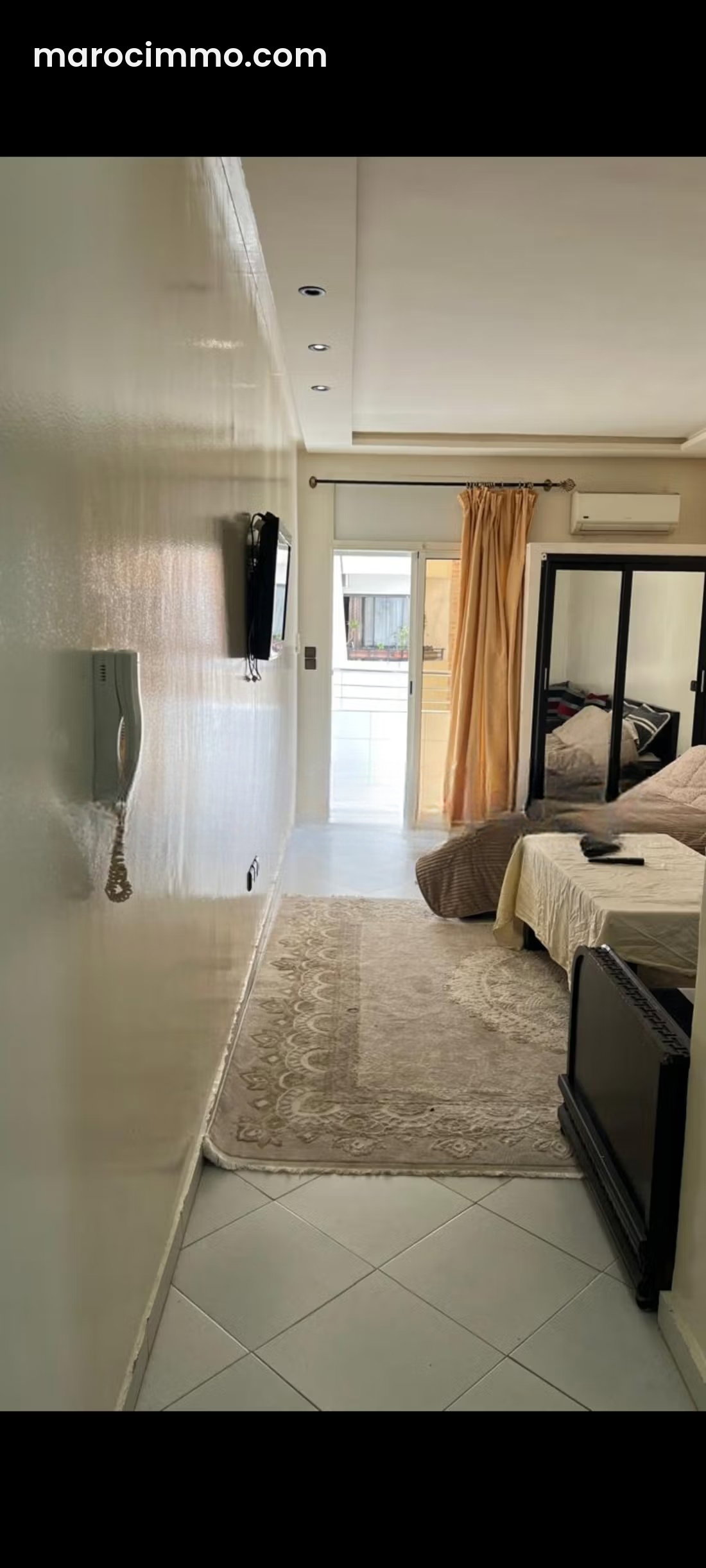 Furnished studio with terrace for rent in Agdal, Rabat — Rabat