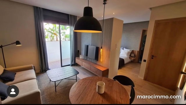 Studio meublé à louer sur Ain Diab 45 m² — 2