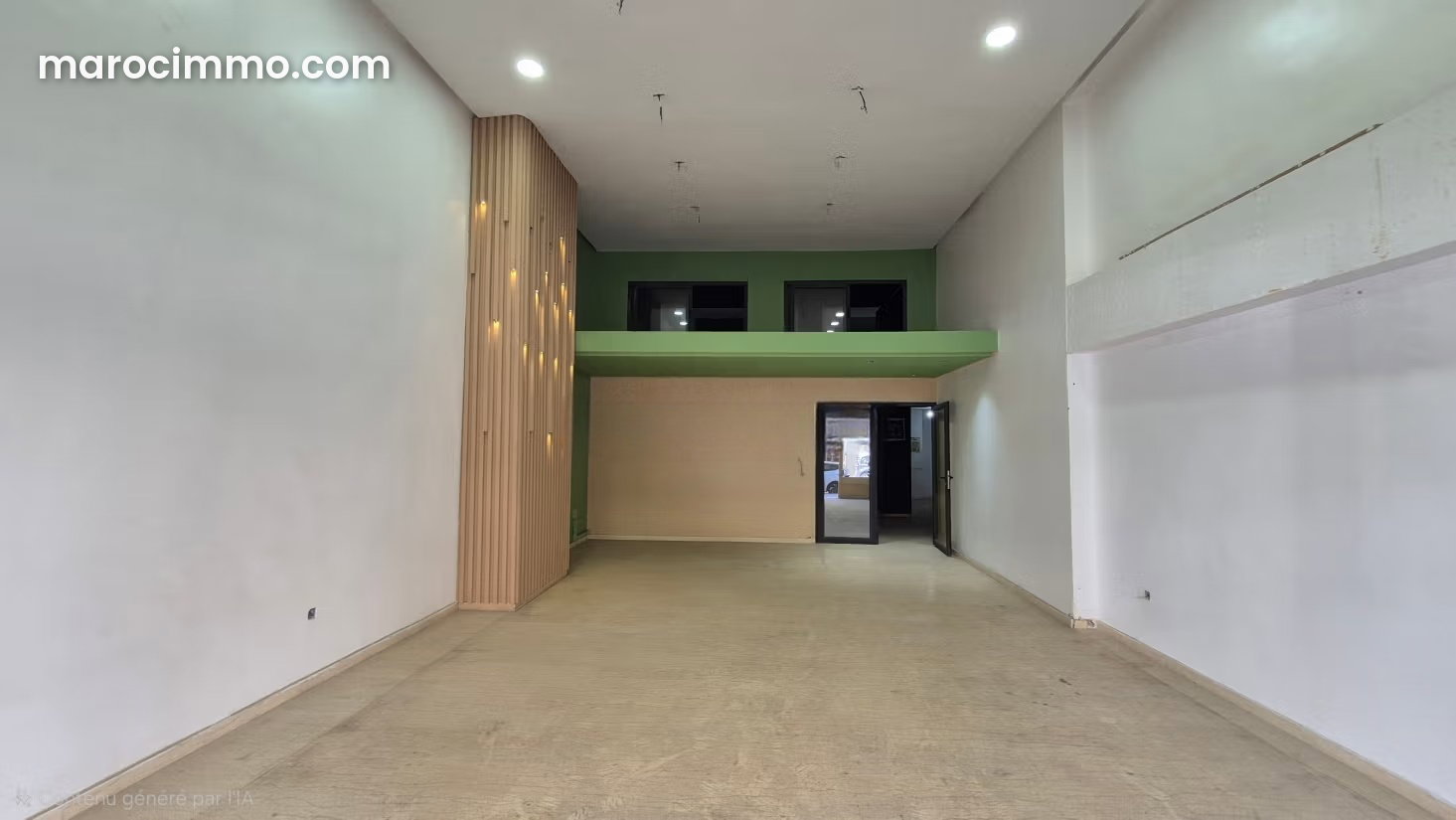 250 m² Commercial Premises with Mezzanine, Val Fleuri, Casablanca — Casablanca