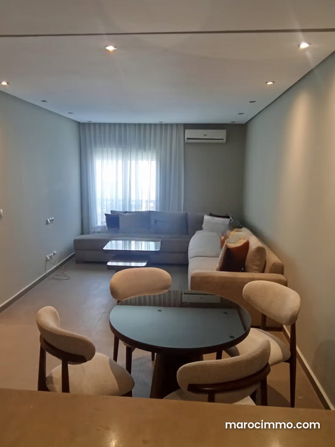 Furnished 58 sqm apartment, 1 bedroom, Golden Triangle, Casablanca — Casablanca