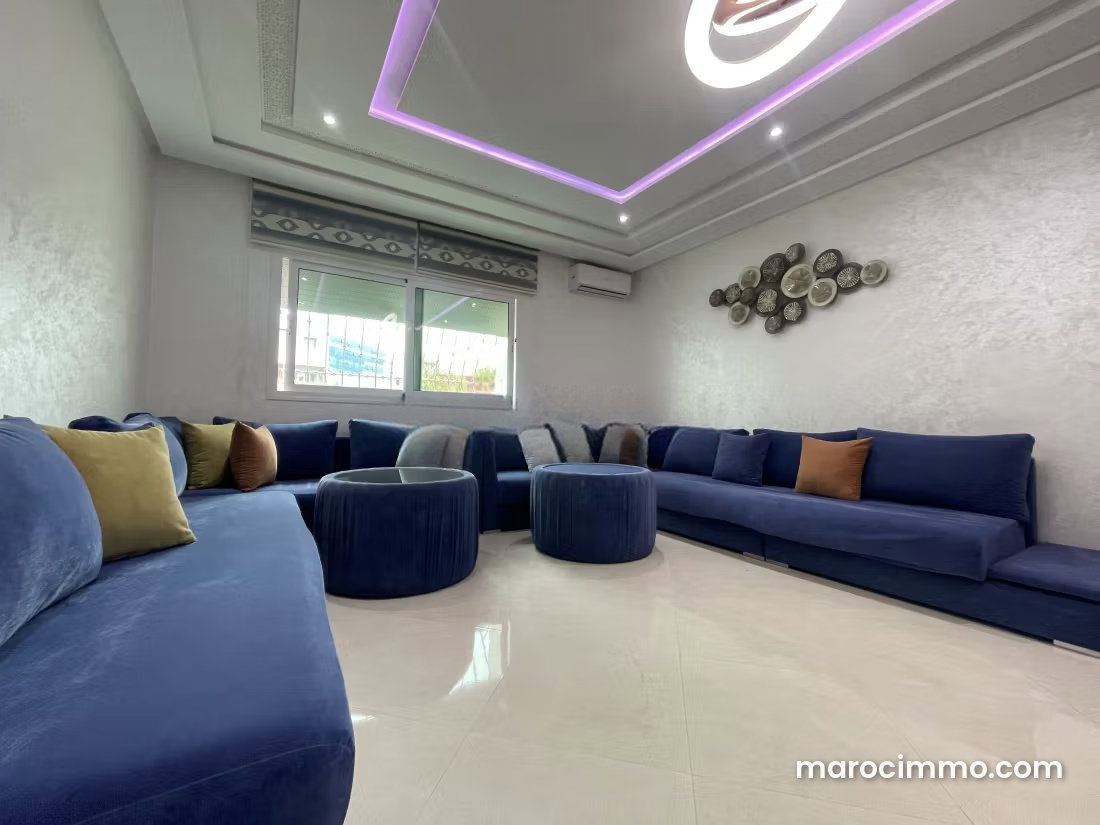 Furnished 90 sqm apartment for rent in the Mozart district of Tangier — Tangier