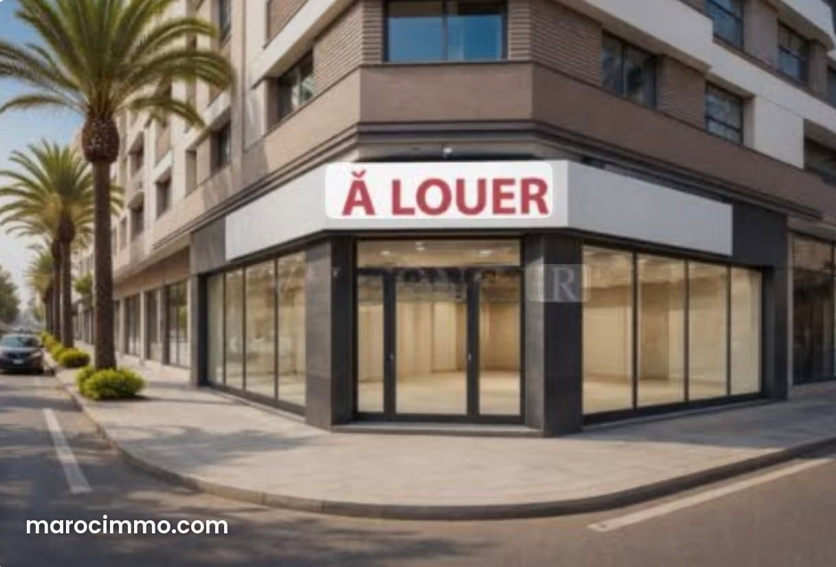 748 m² Retail Premises on the Corner of Boulevard Ghandi, Maârif Extension — Casablanca