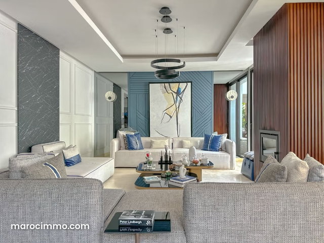 Somptueuse maison à vendre à Ain Diab. 4 belles chambres. Système de parabole et résidence sécurisée — 4