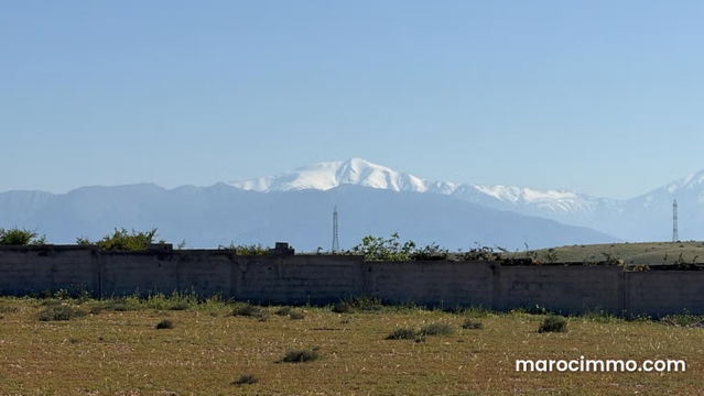 Terrain 1 Hectare, rte d’Amizmiz vue exceptionnelle — Marrakech