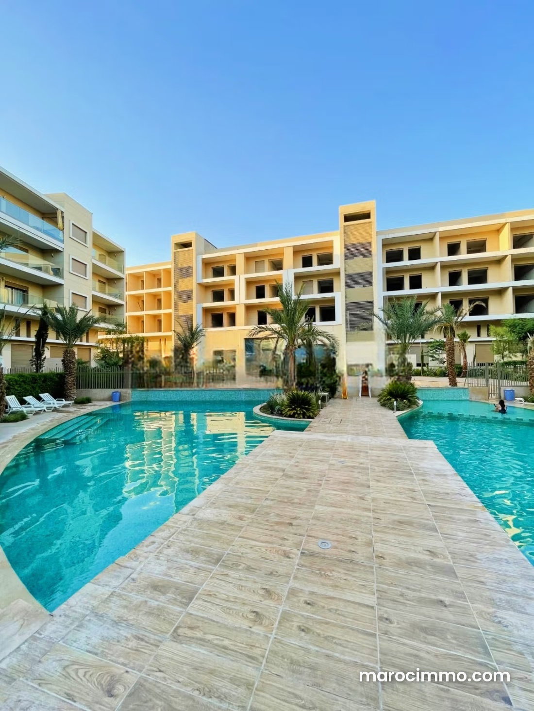 Furnished 85 sqm Apartment with Pool and Terrace, Casablanca Road — Marrakesh