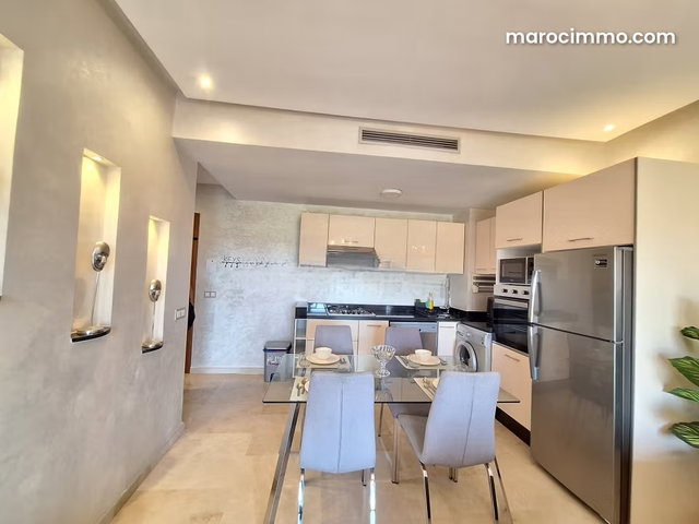 Très bel appartement en location à Route Casablanca. 2 belles chambres. Meublé — 5