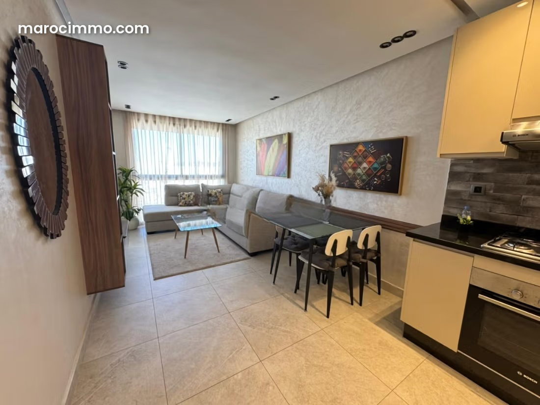 Furnished 55 sqm studio, Val Fleuri, Casablanca, air-conditioned — Casablanca