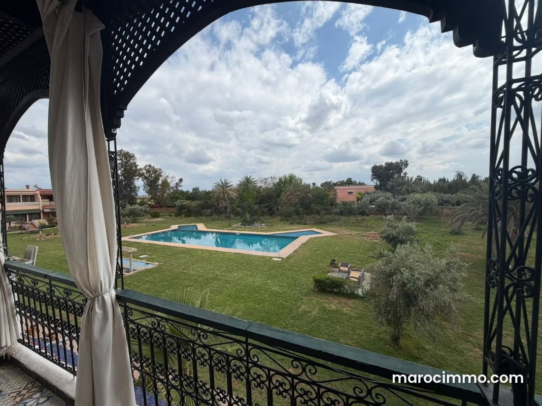 200 sqm Furnished Villa with Pool and Garden, Route de Ouarzazate — Marrakesh