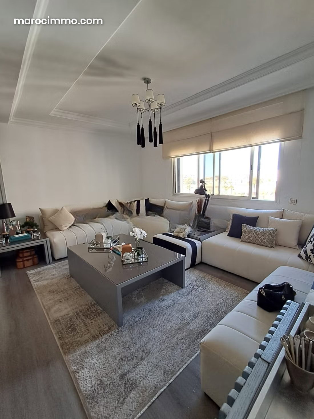 Appartement meublé à louer à Agdal Rabat vue dégagée — Rabat