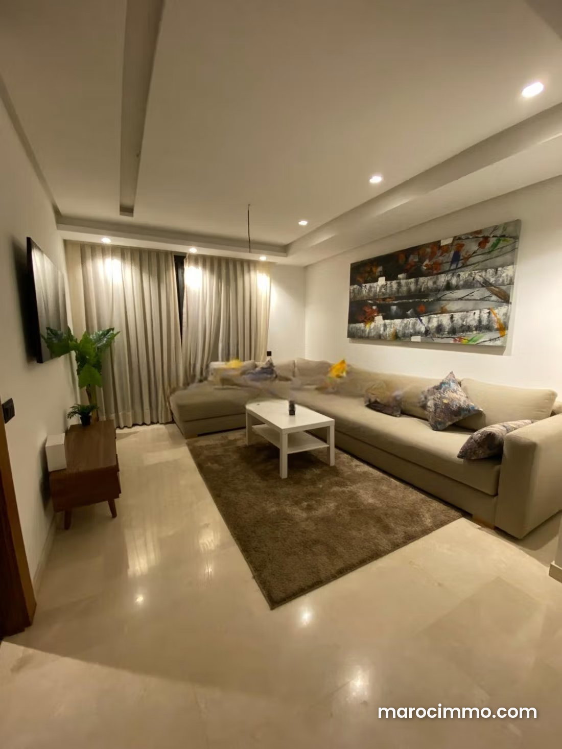 Furnished 75 sqm Studio, Casablanca Finance City, MAD 11,000 — Casablanca