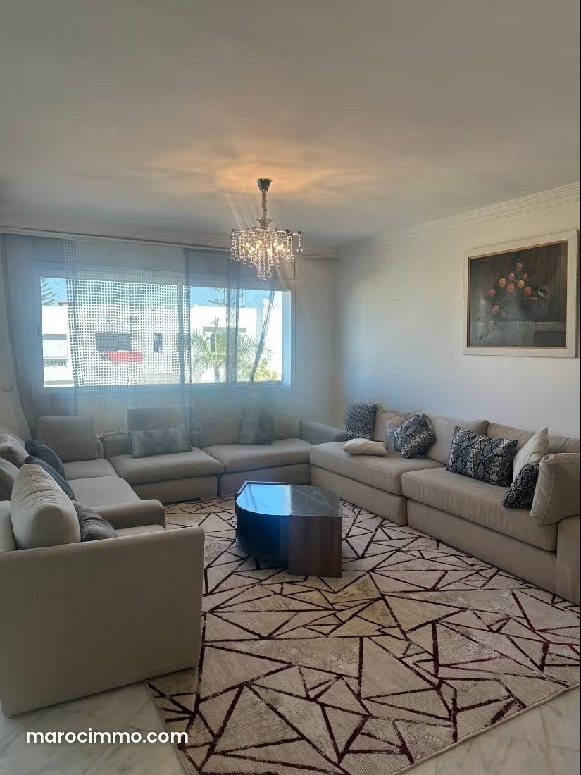 Furnished 200 m² Apartment with Terrace in Riyad, Rabat — Rabat