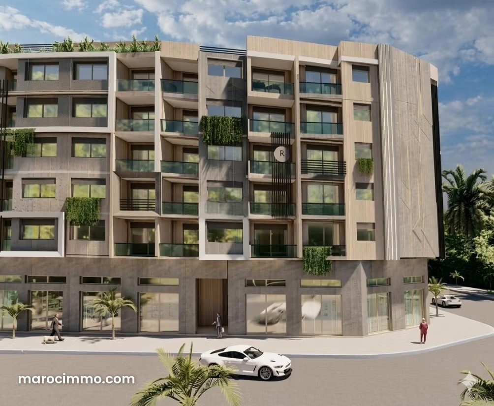 Appartement neuf 57 m², Guéliz, Marrakech avec piscine — Marrakech