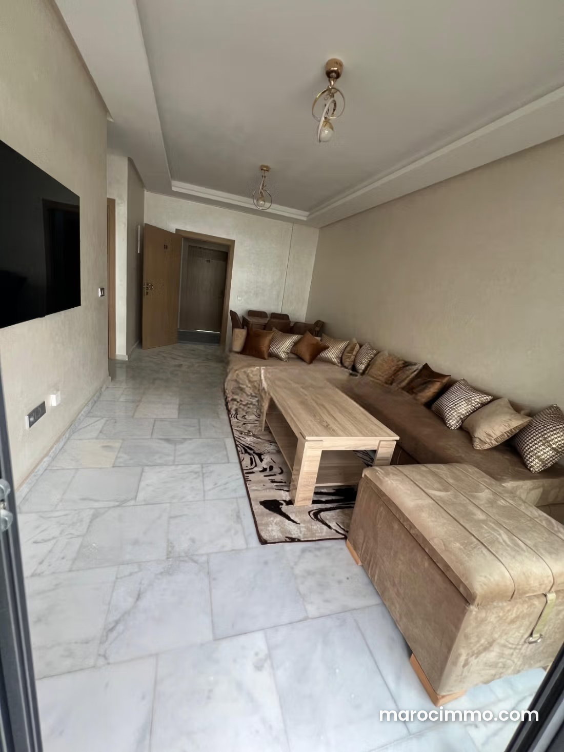 Furnished apartment with terrace for rent in Zenata — Zenata