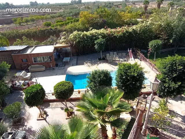 Maison d’hôtes titrée meublée à vendre– Aghmat — 2