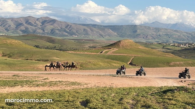 Terrain 13700 m2 titré Zone Agafay fort potentiel — 5